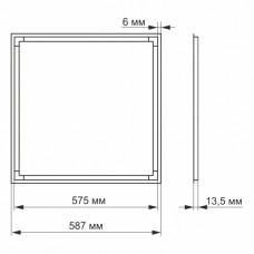 LED панель ART VIDEX 40W 5000K
