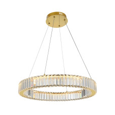 Люстра Azzardo AZ5788 Spark LED 1x30W 3000K 2560Lm IP20 золотая