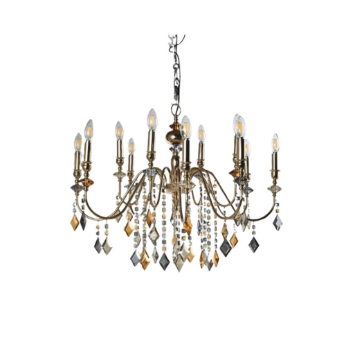 Люстра Edlin PL2416-12 Vanessa E14 12x12W IP20 золотий