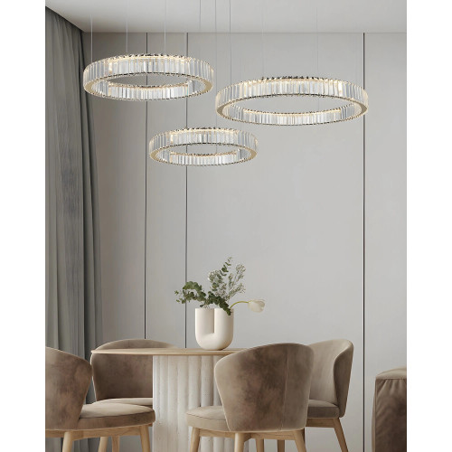 Люстра Azzardo AZ5795 Spark LED 3x144W 3000K 7840Lm IP20 хром