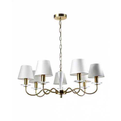 Люстра Edlin PL321167-7 Moren E14 7x12W IP20 латунний