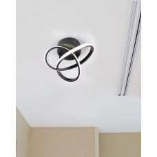 Люстра Goldlux 329677 Oskar LED 1x15W 4000K 1850Lm IP20 черная