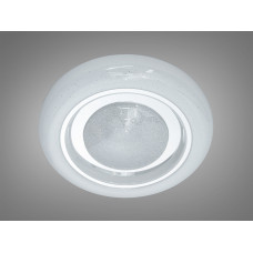 LED люстра накладная Diasha Smart белая хром 34Вт