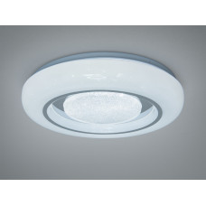 LED люстра накладная Diasha Smart белая хром 34Вт