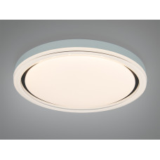 LED люстра Смарт 34Вт белая с черной вставкой 6м²