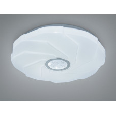 LED люстра 34Вт біла хром до 6м² без пульта