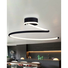 Люстра Goldlux 335722 Diuna LED 1x34W 4000K 4880Lm IP20 черная