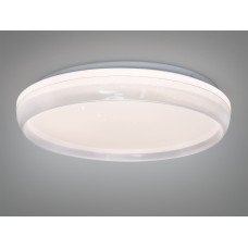 LED люстра потолочная белая 34Вт 6м² без пульта