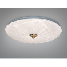 LED люстра 34 Вт белая золото без пульта