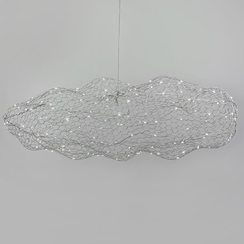 Декоративная люстра-облачка LED CLOUD в белом корпусе 80х45 см | Line F | Арт. MJ83-800 WT 