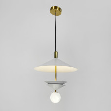 Елегантна підвісна люстра із білим плафоном | Арт. AA 457-360 WT | Line F