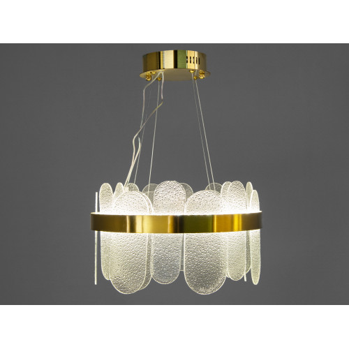 Классическая подвесная хрустальная люстра Diasha, золото, LED 120