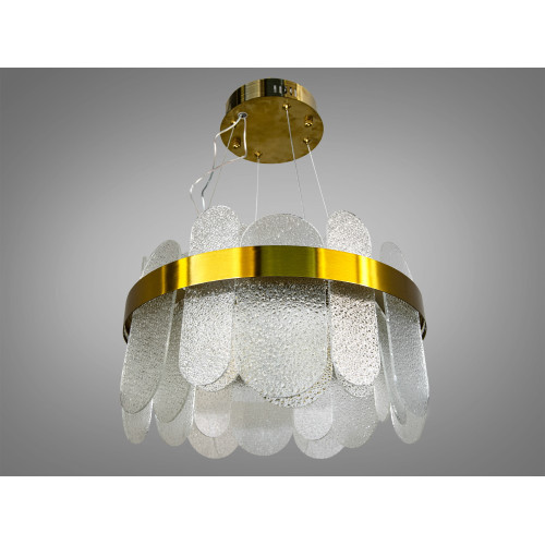 Классическая подвесная хрустальная люстра Diasha, золото, LED 120