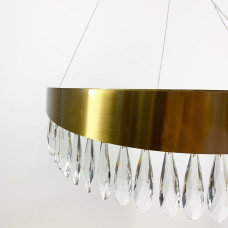 Видовжена люстра Xavier з кришталевим камінням | Арт. MD9132L-1000 | Line F