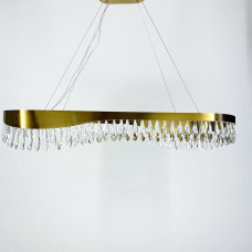 Видовжена люстра Xavier з кришталевим камінням | Арт. MD9132L-1000 | Line F