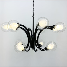 Дизайнерская подвесная люстра с двойным плафоном | Line F | Арт. ZL1427 