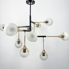 Геометрическая люстра на 6 или 12 ламп. | Line F | Арт. 907 