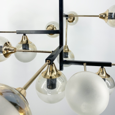 Геометрическая люстра на 6 или 12 ламп. | Line F | Арт. 907 