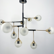 Геометрическая люстра на 6 или 12 ламп. | Line F | Арт. 907 