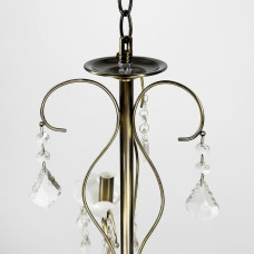 Класична люстра-підсвічник на 8 ламп у сатиновому корпусі Ø 70 см | Арт. 6028/8 | Line F