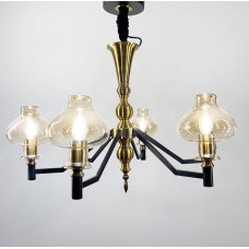 Дизайнерская подвесная люстра на 6 плафонов | Line F | Арт. ZL1475/6 