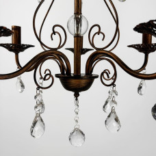 Вишукана люстра-підсвічник на 5 ламп у корпусі Ø 50 см | Арт. 6216/5 | Line F