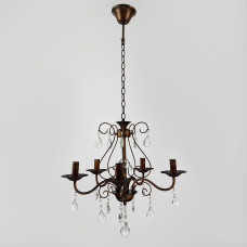 Вишукана люстра-підсвічник на 5 ламп у корпусі Ø 50 см | Арт. 6216/5 | Line F