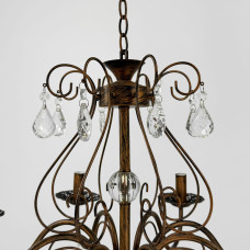 Вишукана люстра-підсвічник на 8 ламп у корпусі Ø 70 см | Арт. 6216/8 | Line F