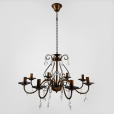 Вишукана люстра-підсвічник на 8 ламп у корпусі Ø 70 см | Арт. 6216/8 | Line F