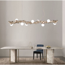 Bubble у золотому каркасі Line.F   Довжина 100 см