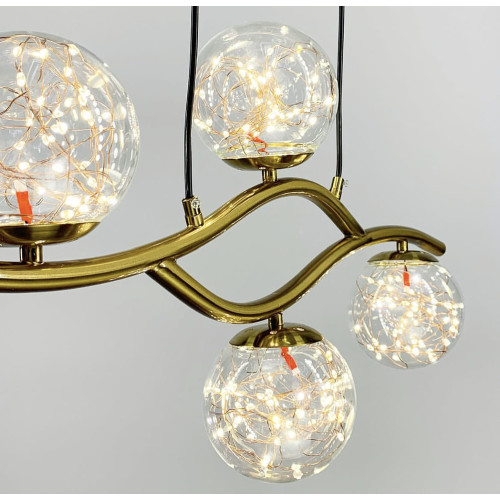 Удлиненный светильник с LED элементами | Line F | Арт. YQ318/4 AB 