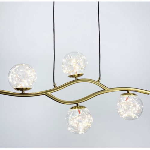 Удлиненный светильник с LED элементами | Line F | Арт. YQ318/4 AB 