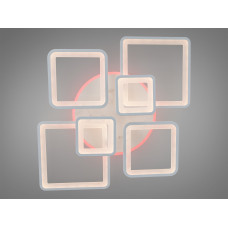 LED люстра на пульті з димером і різнобарвним підсвічуванням, 150W