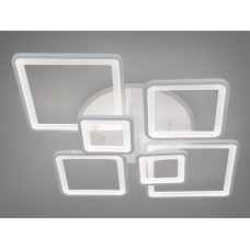 LED люстра на пульті з димером і різнобарвним підсвічуванням, 150W