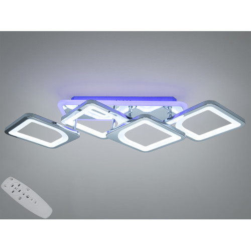 Люстра стельова LED Diasha серія 8060 золото 70Вт (арт. H8060/2+2HR 3col dim)