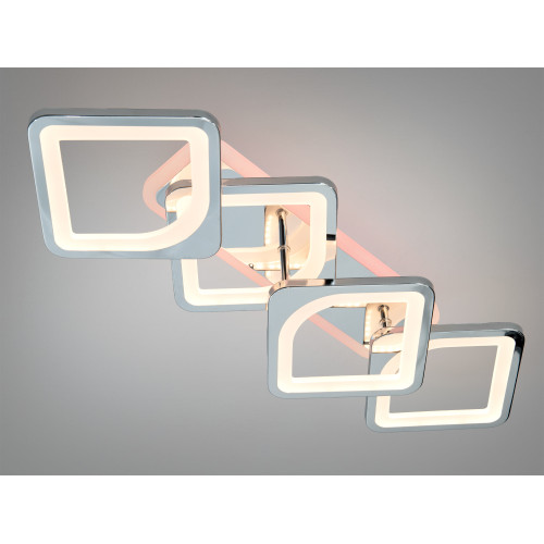 Люстра стельова LED Diasha серія 8060 золото 70Вт (арт. H8060/2+2HR 3col dim)