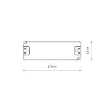 Блок питания Nowodvorski 11874 NANO-LVM 24V 150W IP20 для трековой системы белый