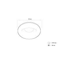 Точечный светильник MJ-Light NRB6 BK