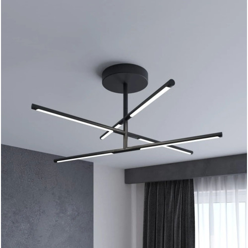 Люстра стельова MJ-Light KONO 36W 3200K BK 15001