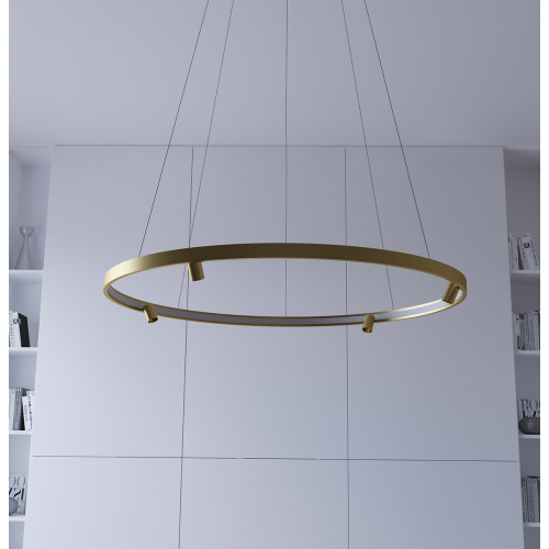 Люстра MJ-Light LOOP D740 4000K GD 12030