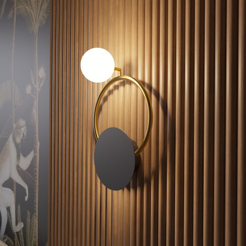 Настінний світильник MJ-Light PEARL BK+GD 16002