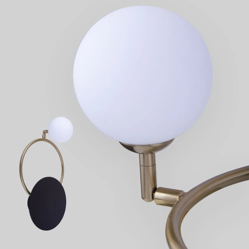Настінний світильник MJ-Light PEARL BK+GD 16002