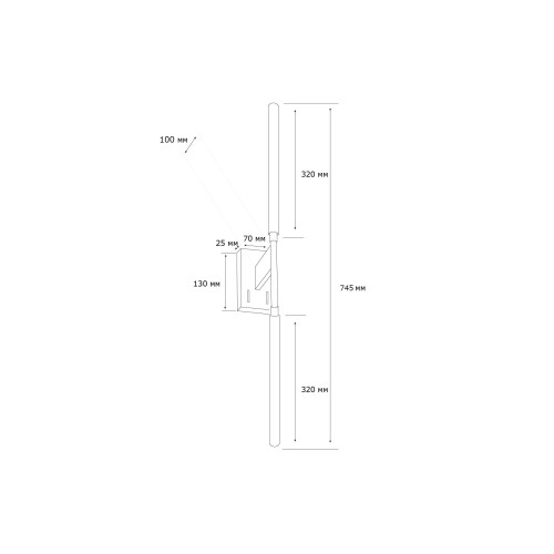 Настінний світильник MJ-Light KONO WALL 3200K WH 15006