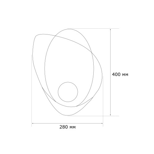 Настінний світильник MJ-Light SHELL 3000K WH 10018