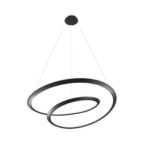 Люстра MJ-Light HELIX D600 4000K BK 12026