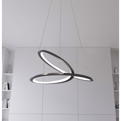 Люстра MJ-Light HELIX D600 4000K BK 12026