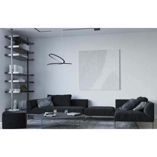 Люстра MJ-Light HELIX D600 4000K BK 12026
