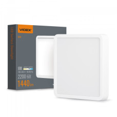 LED Світильник накладний квадрат VIDEX 18W 5000K White