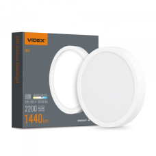 LED Світильник круглий накладний VIDEX 18W 5000K White