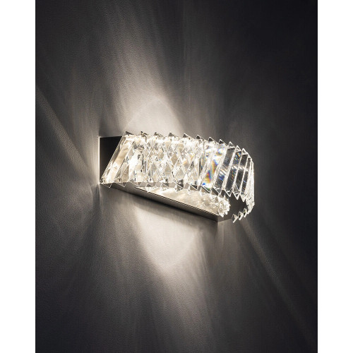 Бра, настінний світильник Nowodvorski 11710 Luxora LED 1x15W 3000K 1000Lm IP20 хром